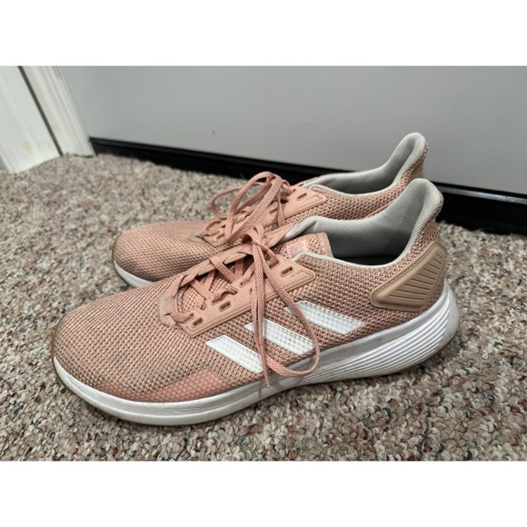 Women's Adidas Adiwear Ortholite Cloudfoam Running Shoes Pink White size 11‎ - Picture 1 of 9